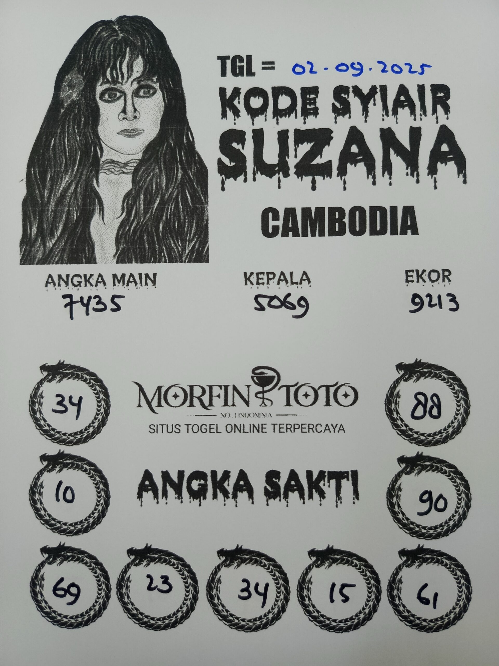 SYAIR TOGEL SUZANA  CAMBODIA 02 SEPTEMBER 2025
