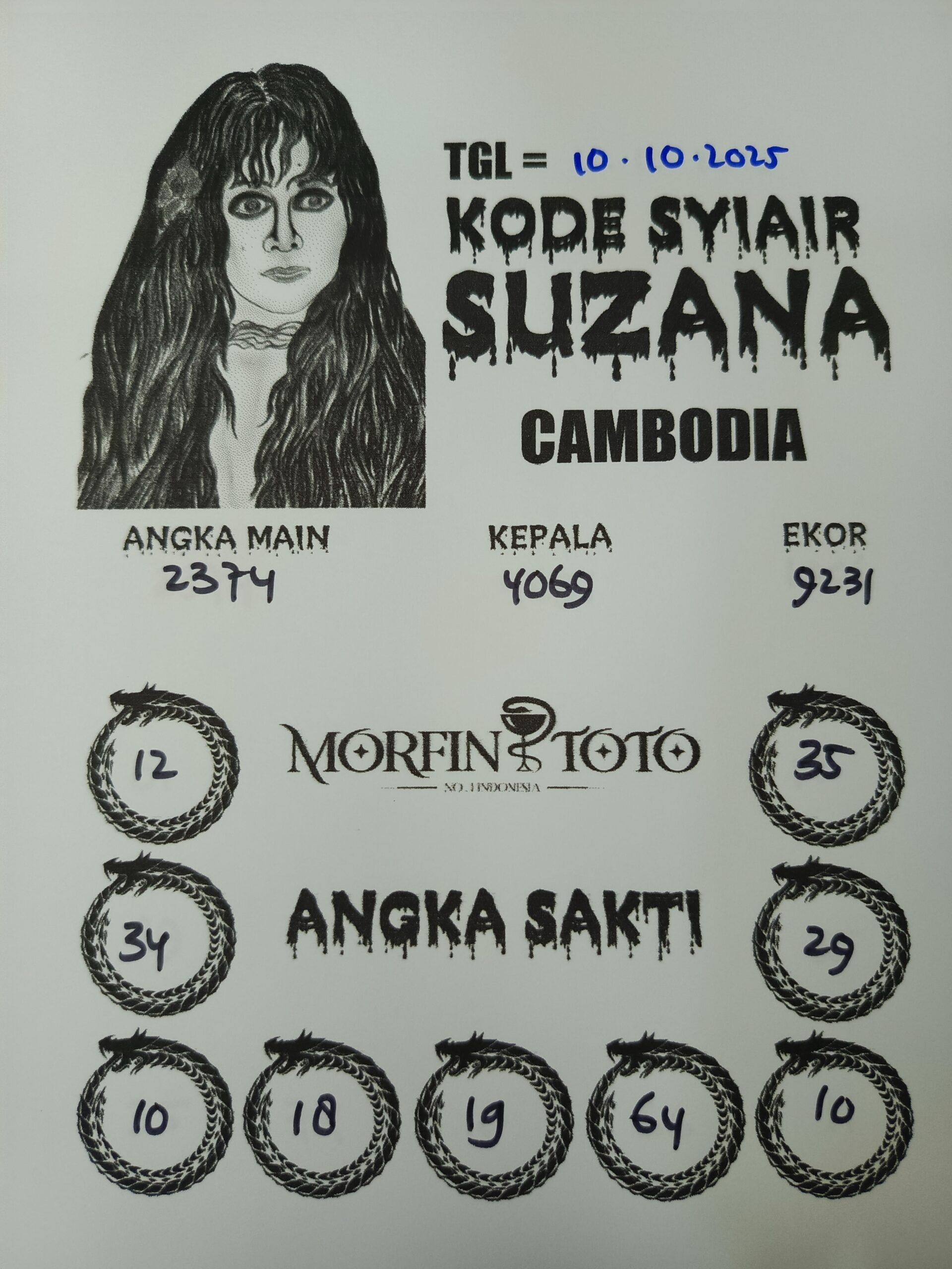 SYAIR TOGEL SUZANA CAMBODIA 10 OKTOBER 2025