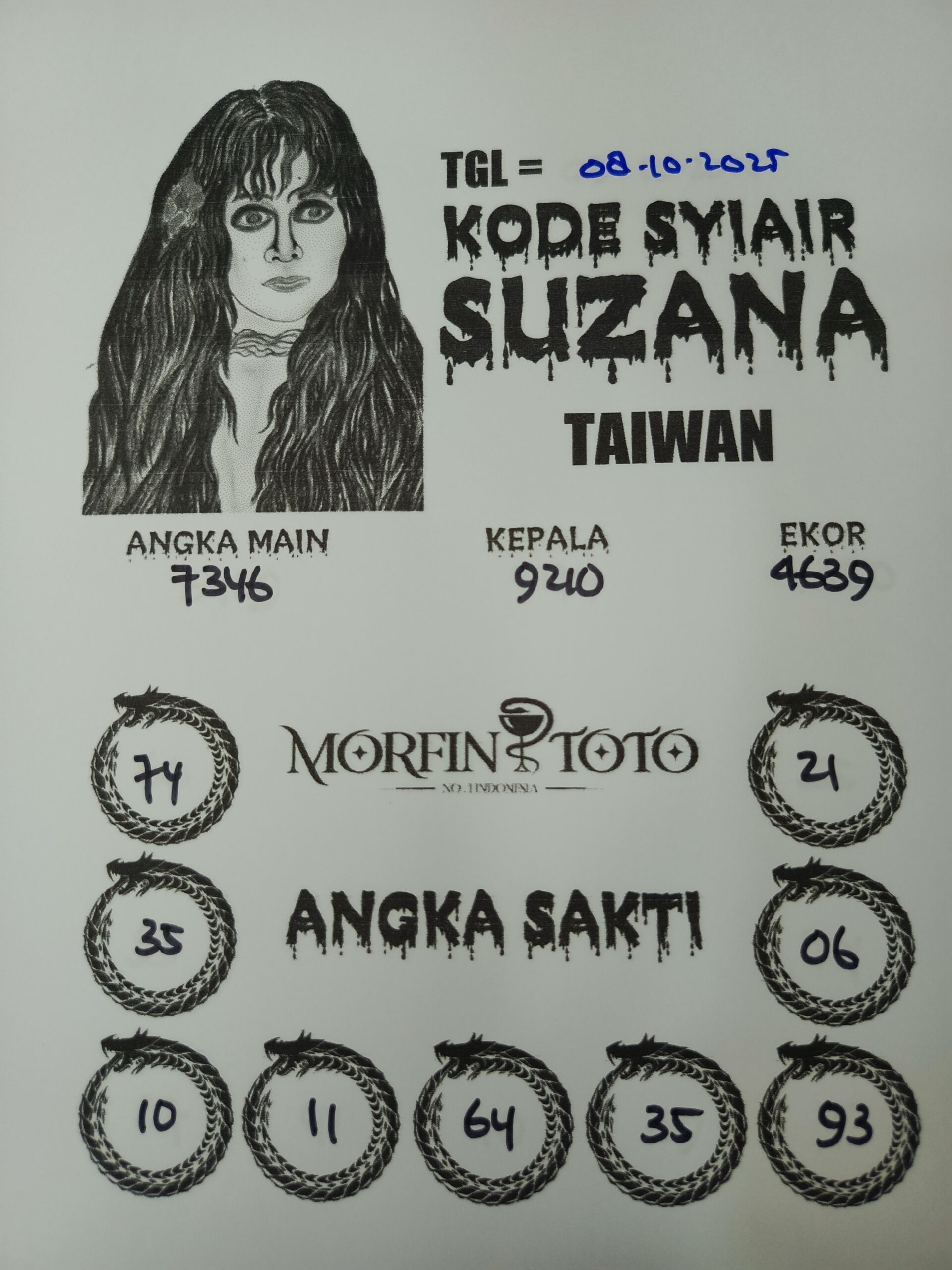 SYAIR TOGEL SUZANA  JAPAN  08 OKTOBER 2025