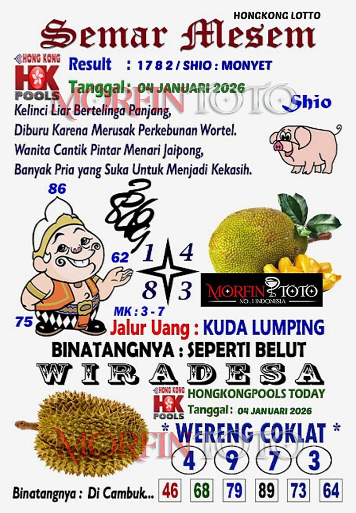 SYAIR TOGEL NAGA EMAS HONGKONG 04 JANUARI 2026