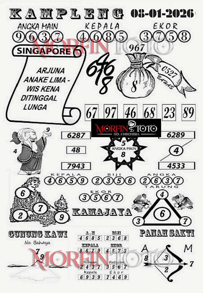 SYAIR TOGEL KAMPLENG SINGAPORE 08 JANUARI 2026