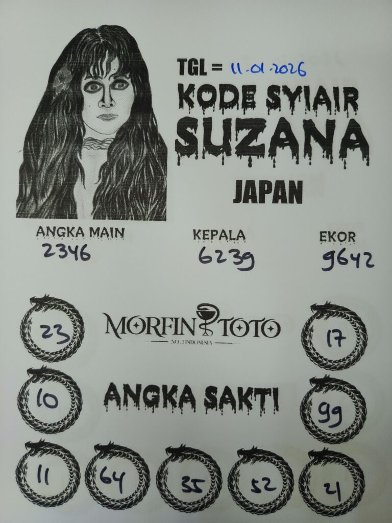 SYAIR TOGEL SUZANA  JAPAN 11 JANUARI 2026