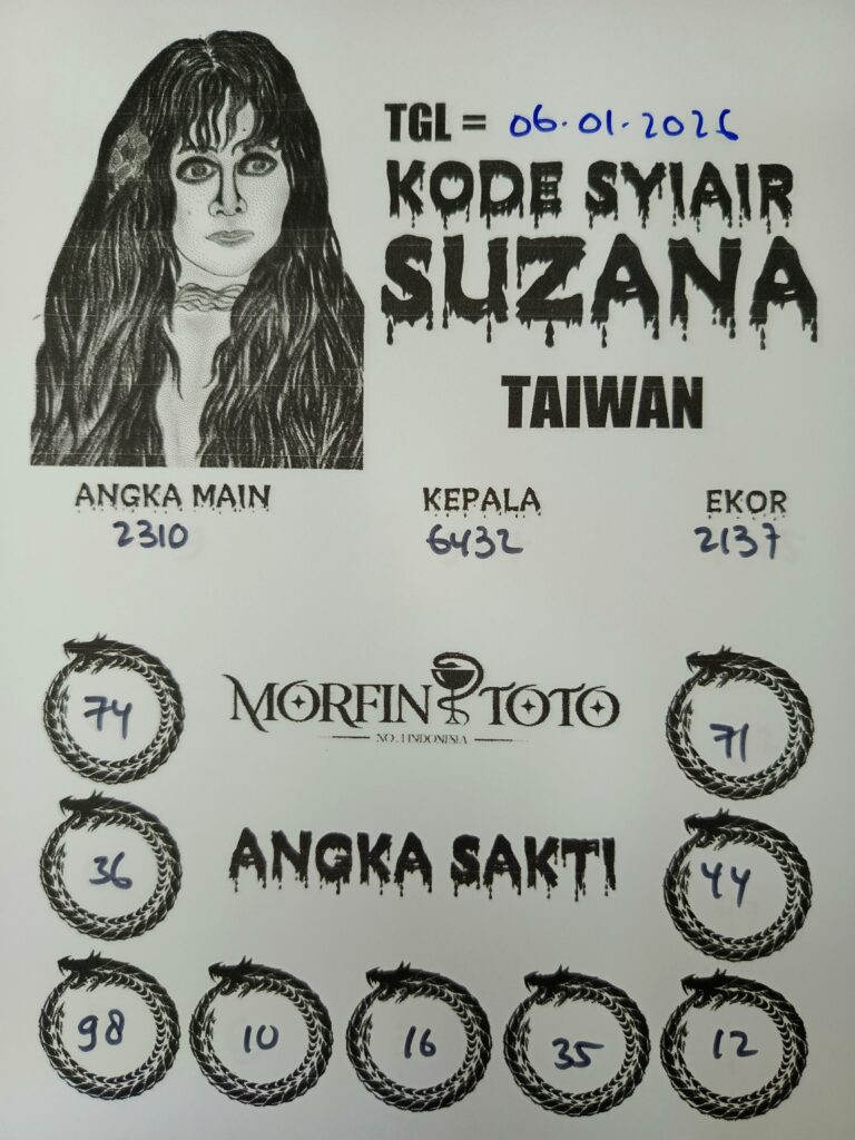 SYAIR TOGEL SUZANA  CAMBODIA 06 JANUARI 2026