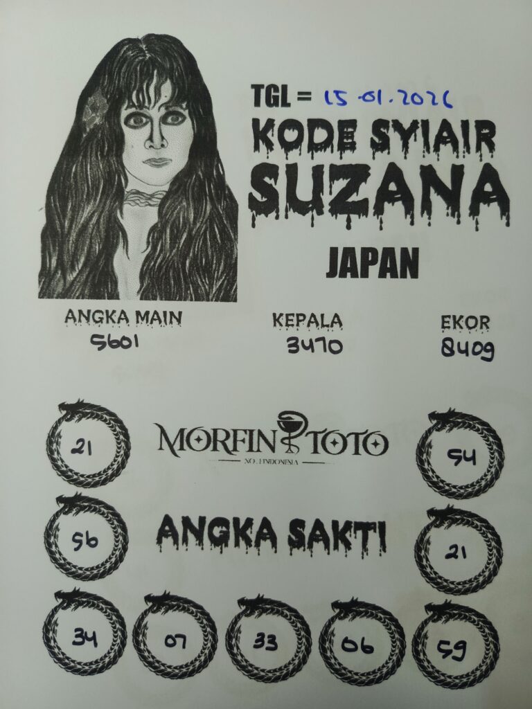SYAIR TOGEL SUZANA JAPAN 15 JANUARI 2026