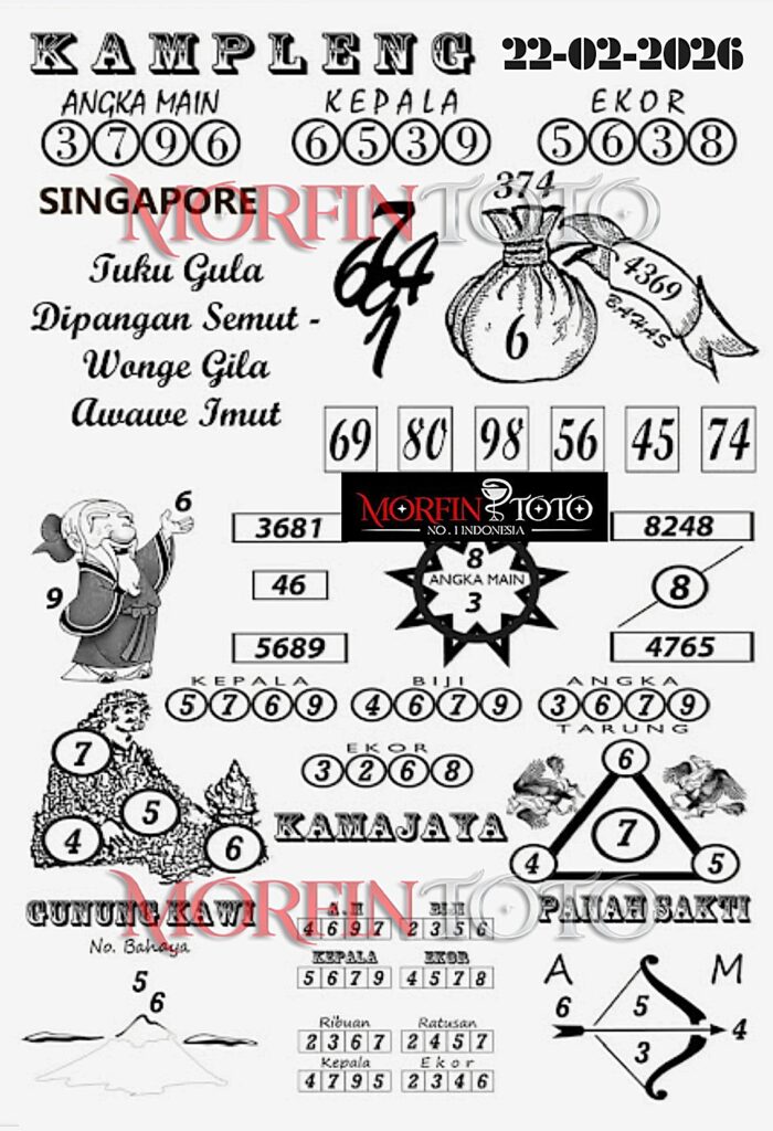 SYAIR TOGEL SINGAPORE KAMPLENG 22 FEBRUARI 2026