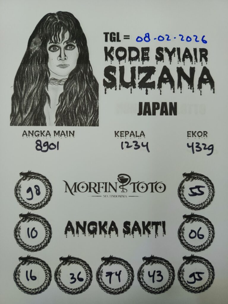 SYAIR TOGEL SUZANA JAPAN 08 FEBRUARI 2026