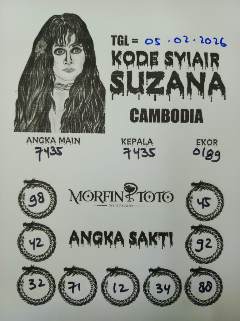 SYAIR TOGEL SUZANA CAMBODIA 05 FEBRUARI 2026