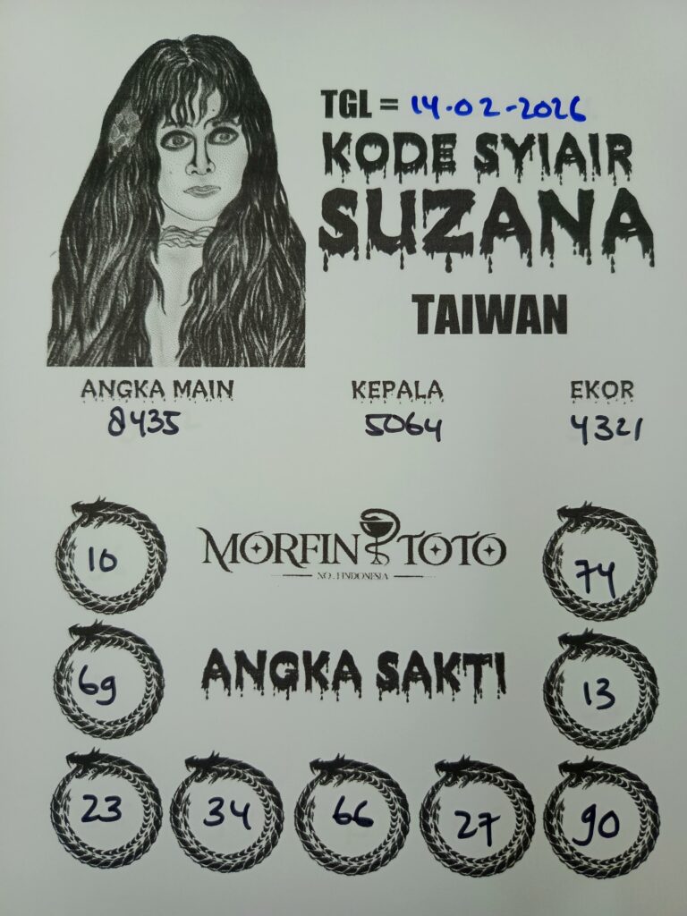 SYAIR TOGEL SUZANA TAIWAN 14 FEBRUARI 2026