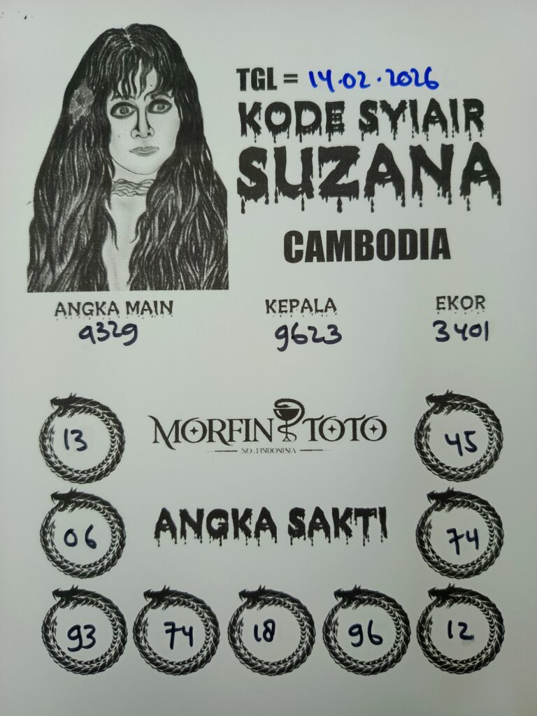 SYAIR TOGEL SUZANA CAMBODIA 14 FEBRUARI 2026