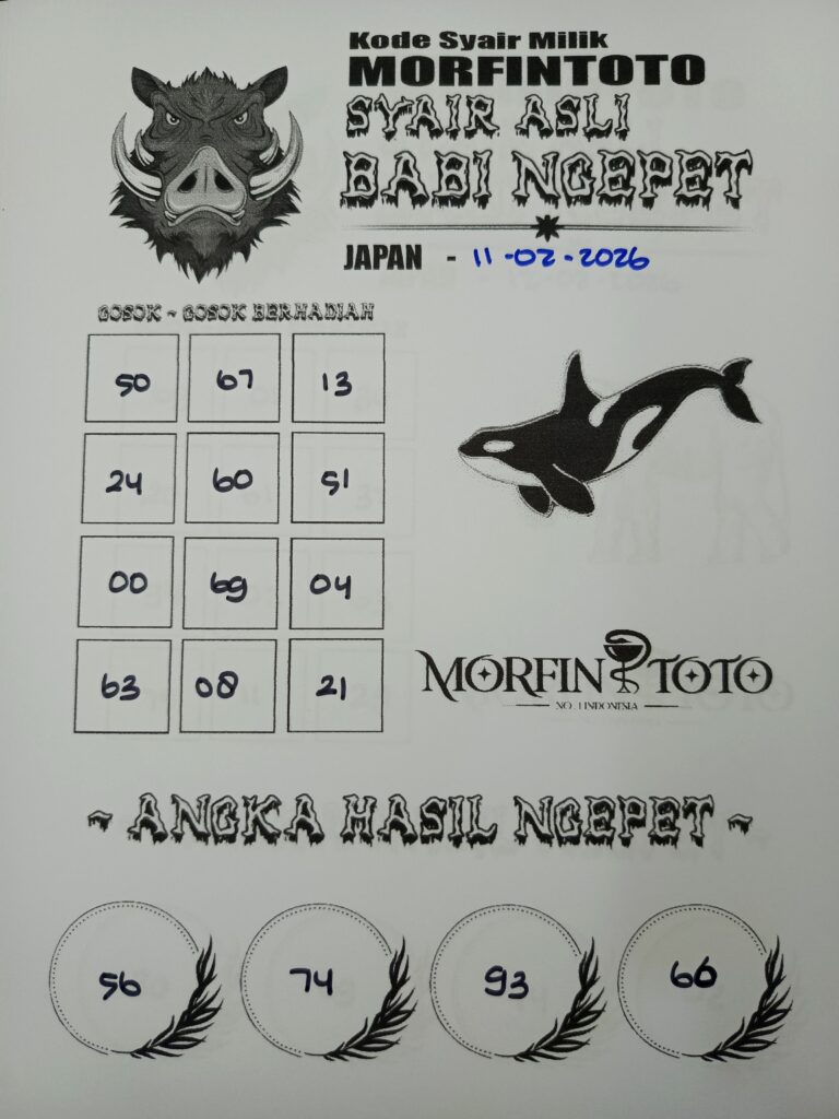 SYAIR TOGEL BABI NGEPET JAPAN 11 FEBRUARI 2026