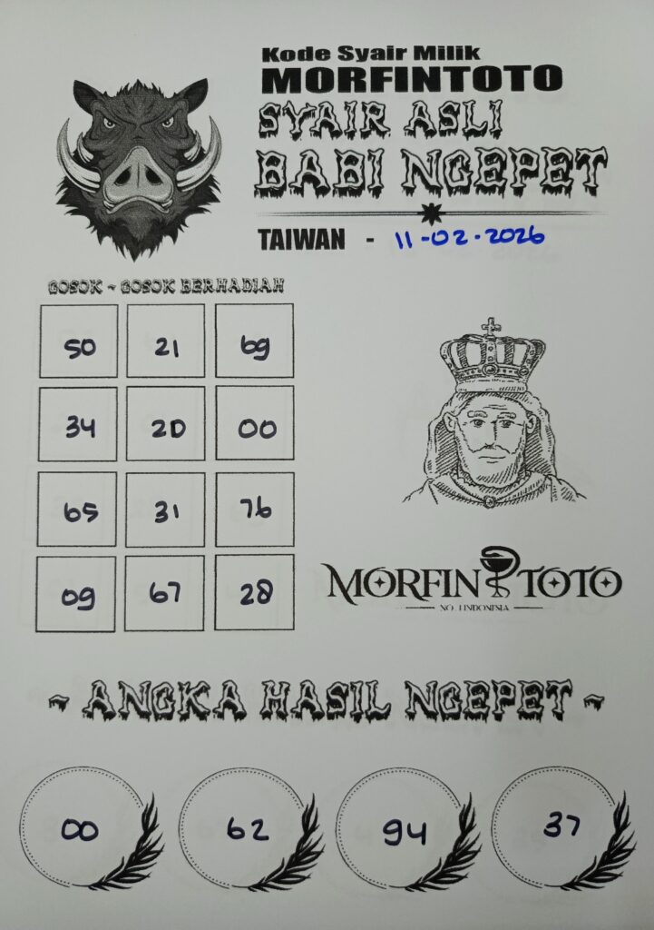 SYAIR TOGEL BABI NGEPET 11 FEBRUARI 2026