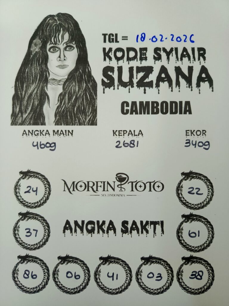 SYAIR TOGEL SUZANA CAMBODIA 18 FEBRUARI 2026