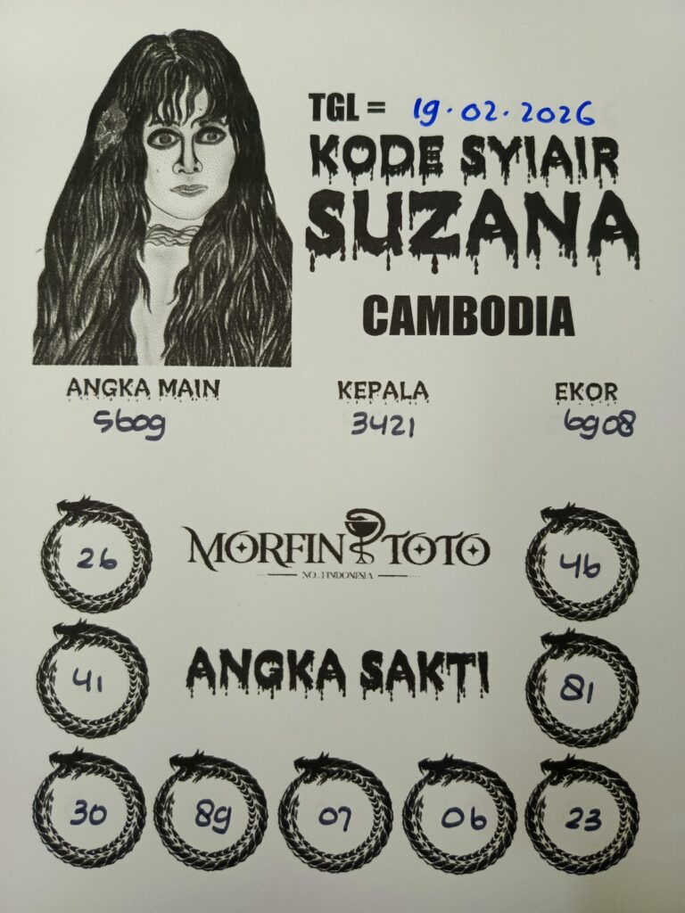 SYAIR TOGEL SUZANA CAMBODIA 19 FEBRUARI 2026