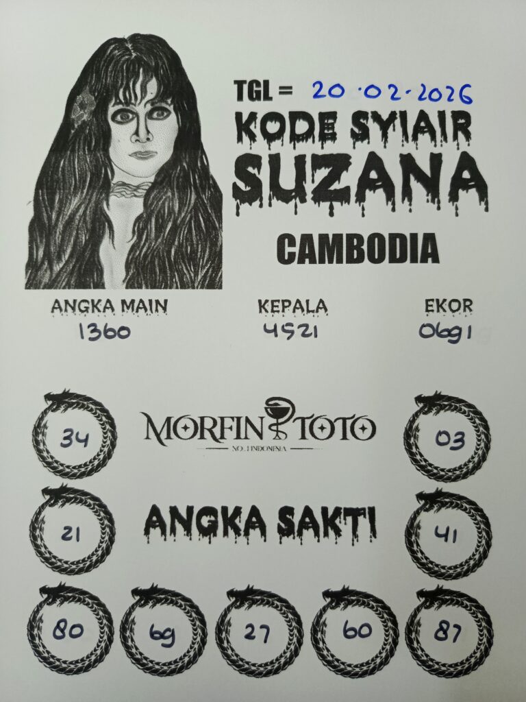 SYAIR TOGEL SUZANA CAMBODIA 20 FEBRUARI 2026