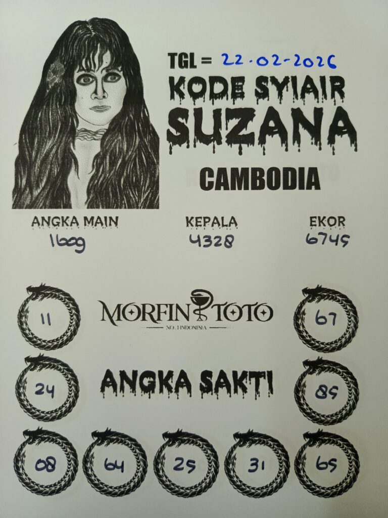 SYAIR TOGEL SUZANA CAMBODIA 22 FEBRUARI 2026