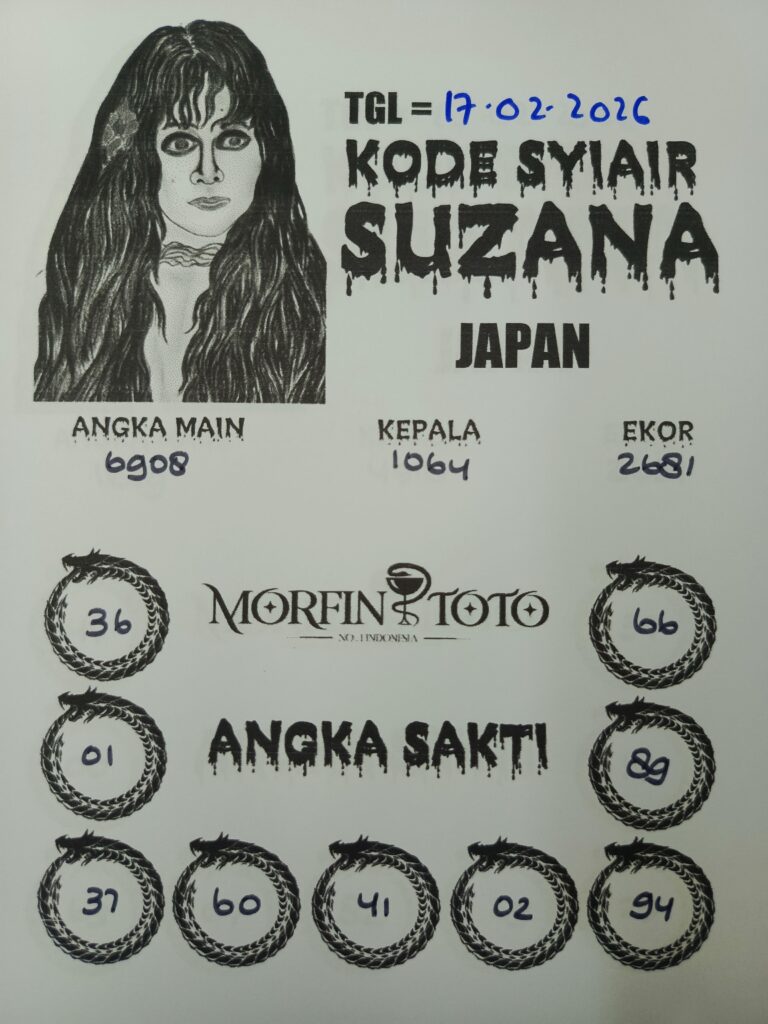 SYAIR TOGEL SUZANA JAPAN 17 FEBRUARI 2026