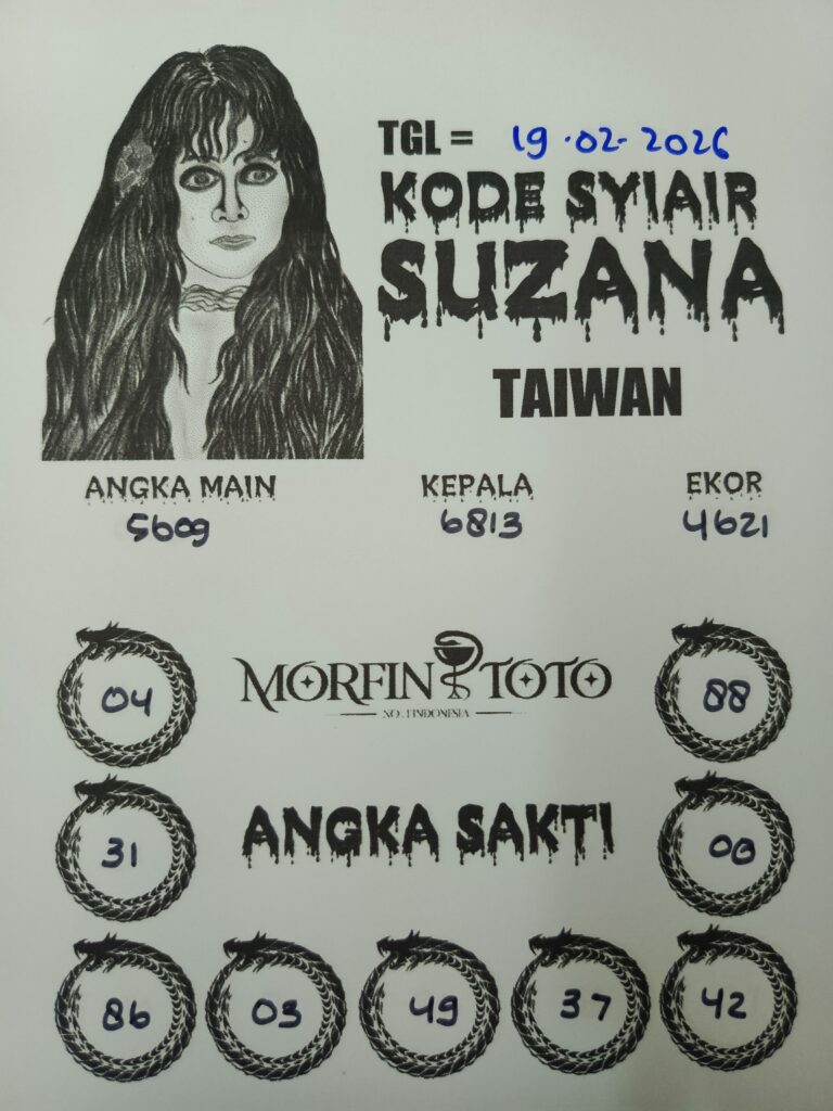 SYAIR TOGEL SUZANA TAIWAN 19 FEBRUARI 2026