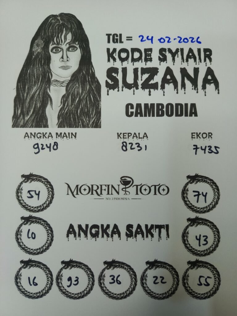 SYAIR TOGEL SUZANA CAMBODIA 24 FEBRUARI 2026