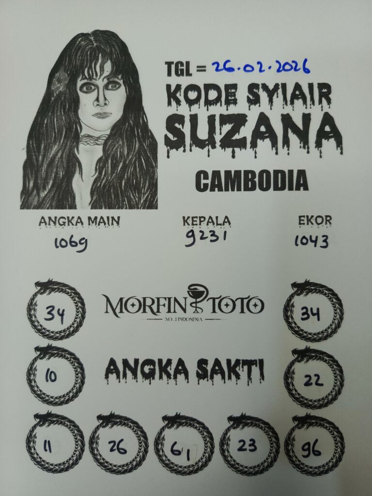 SYAIR TOGEL SUZANA CAMBODIA 26 FEBRUARI 2026