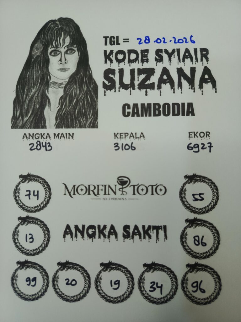 SYAIR TOGEL SUZANA CAMBODIA 28 FEBRUARI 2026