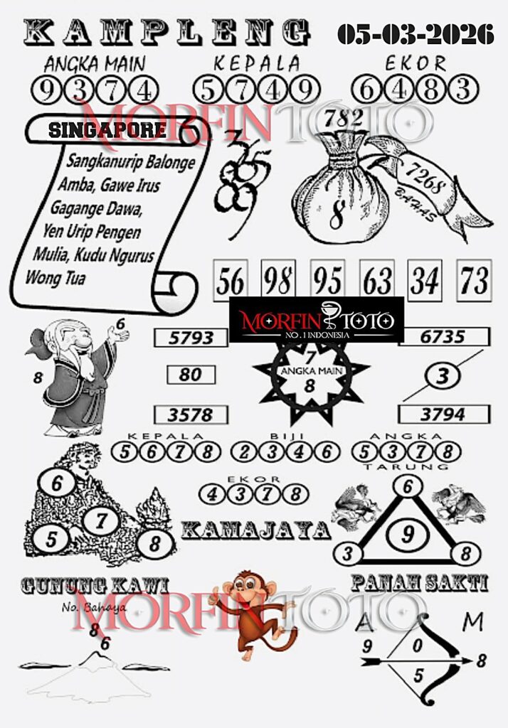 SYAIR TOGEL SINGAPORE KAMPLENG 05  MARET 2026