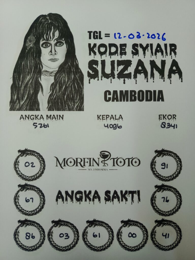 SYAIR TOGEL SUZANA CAMBODIA 12 MARET 2026