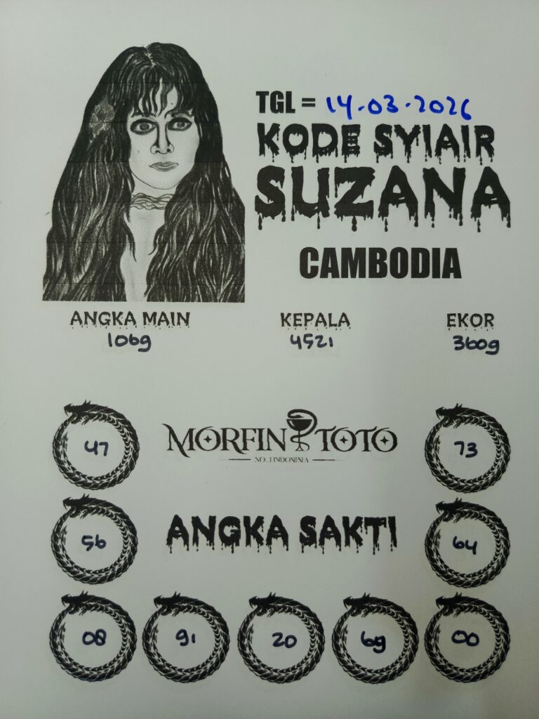 SYAIR TOGEL SUZANA CAMBODIA 14 MARET 2026