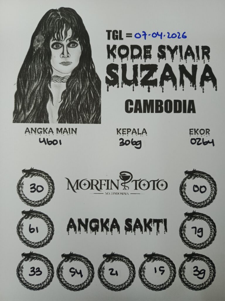 SYAIR TOGEL SUZANA CAMBODIA 07 APRIL 2026