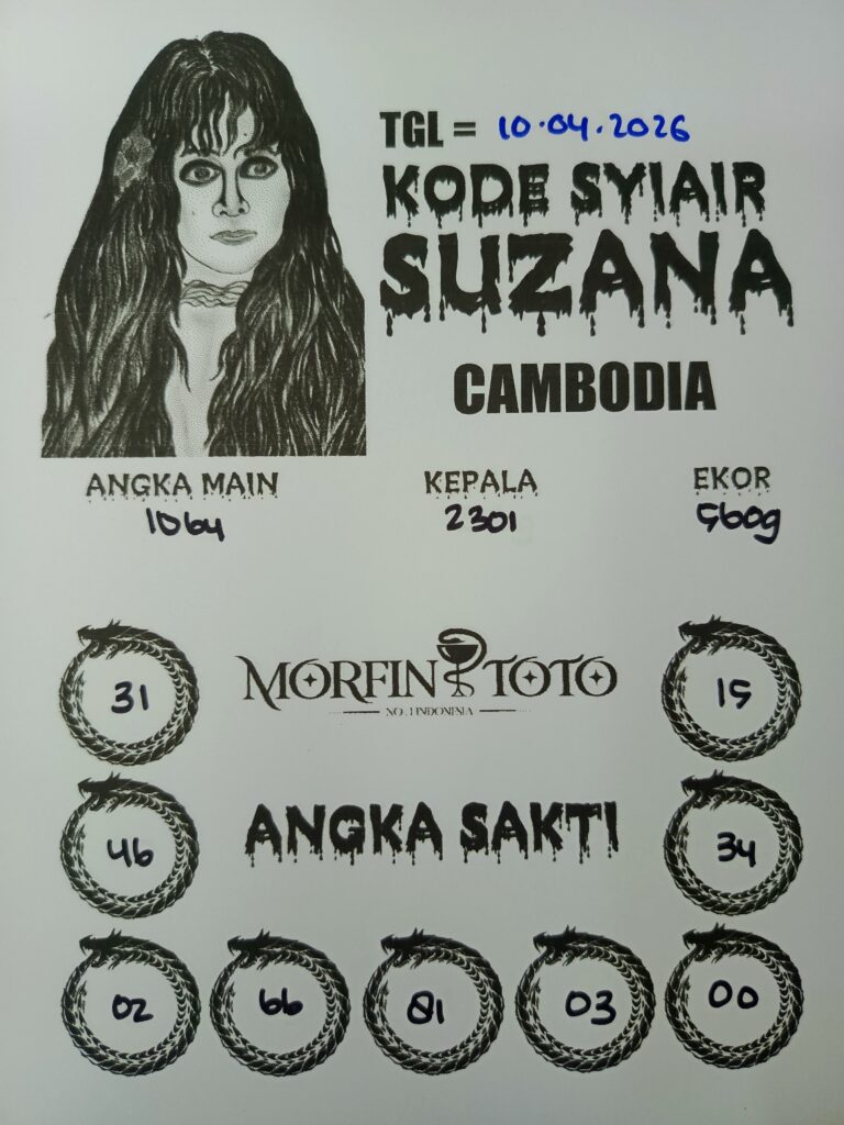 SYAIR TOGEL SUZANA CAMBODIA 10 APRIL 2026
