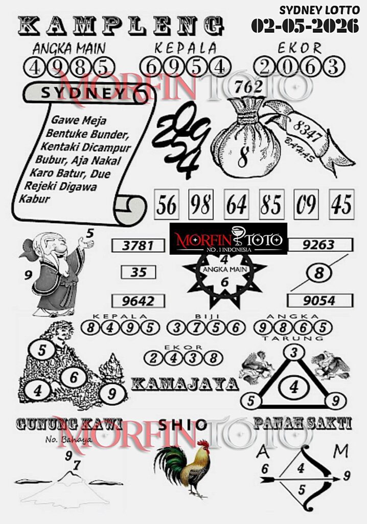 SYAIR TOGEL KAMPLENG SYDNEY LOTTO 02 MEI 2026