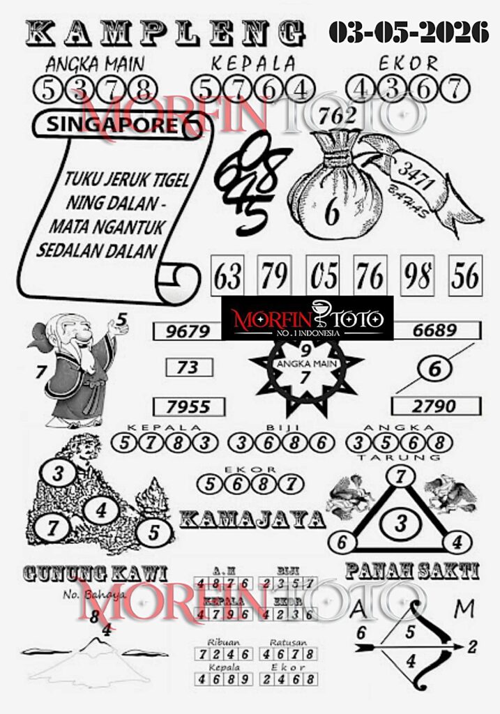 SYAIR TOGEL SINGAPORE KAMPLENG 30 APRIL 2026