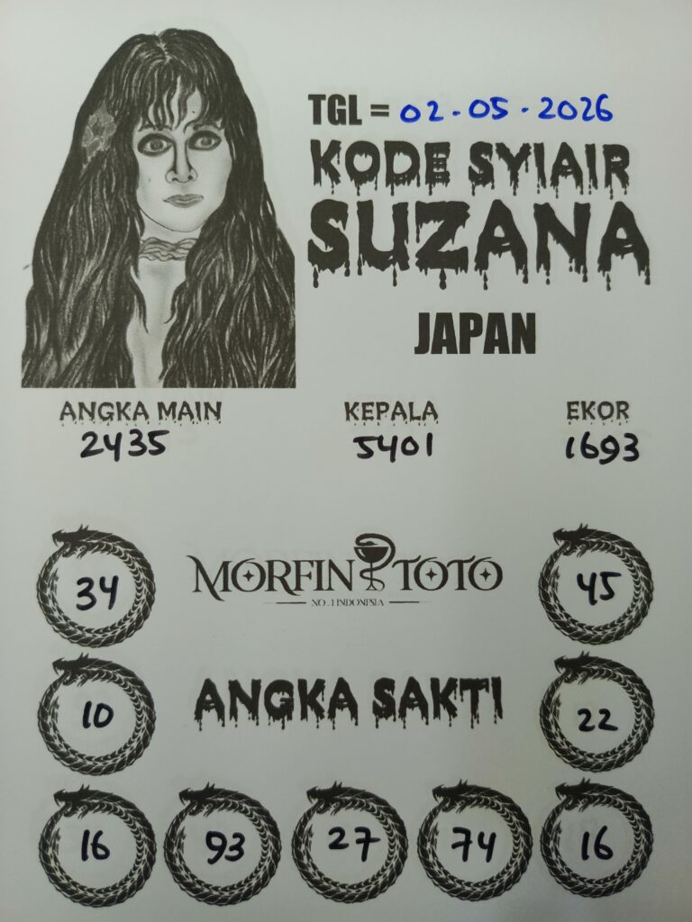 SYAIR TOGEL SUZANA JAPAN 02 MEI 2026