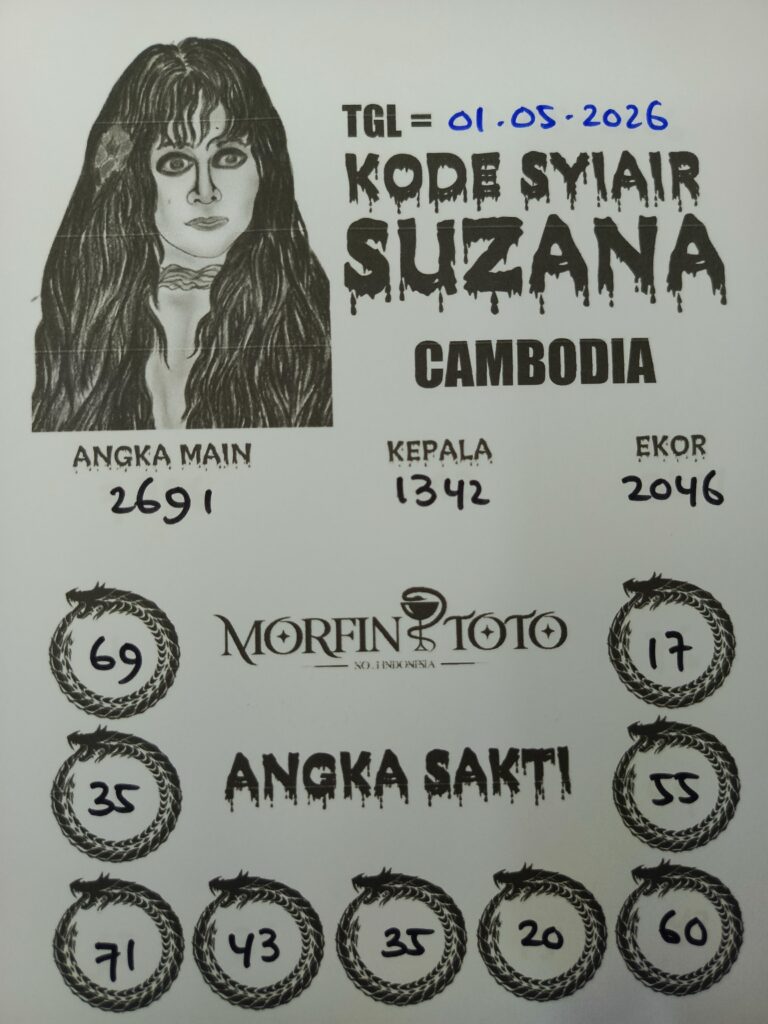 SYAIR TOGEL SUZANA CAMBODIA 01 MEI 2026