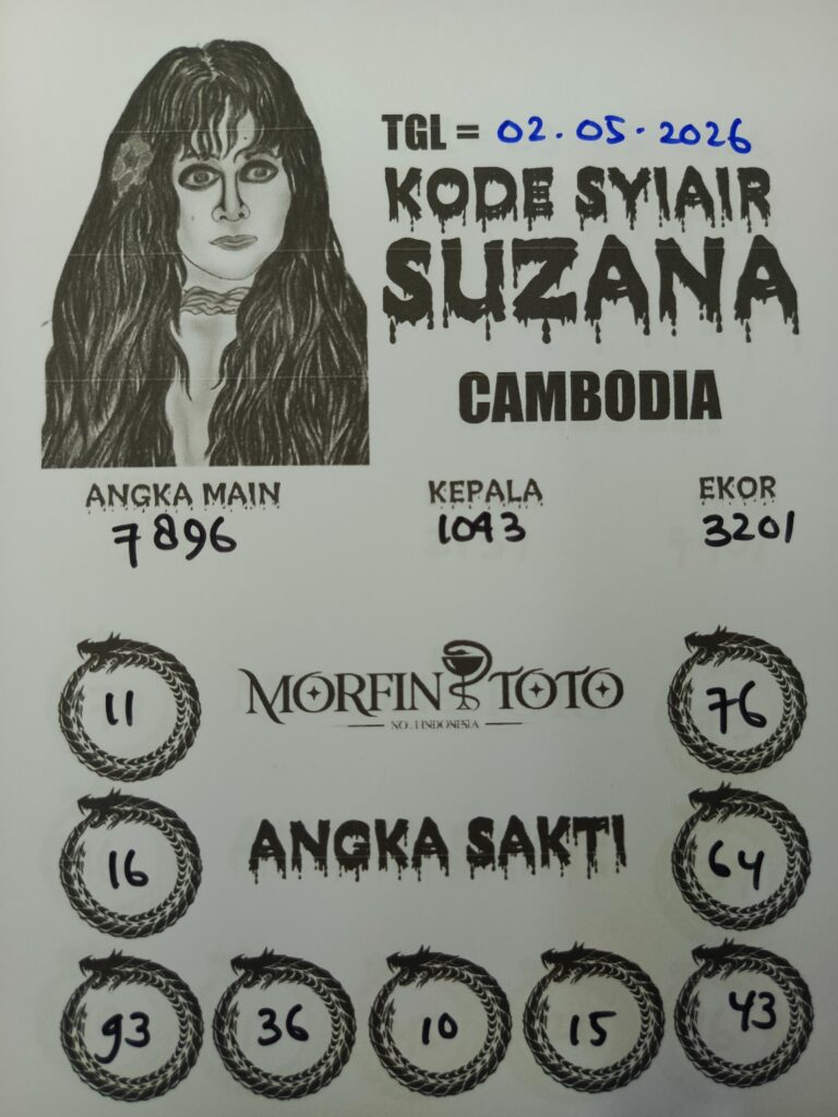 SYAIR TOGEL SUZANA CAMBODIA 02 MEI 2026