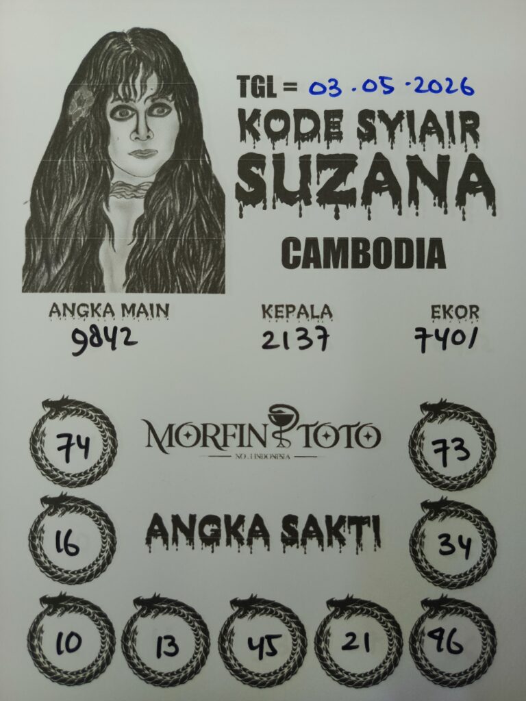 SYAIR TOGEL SUZANA CAMBODIA 03 MEI 2026