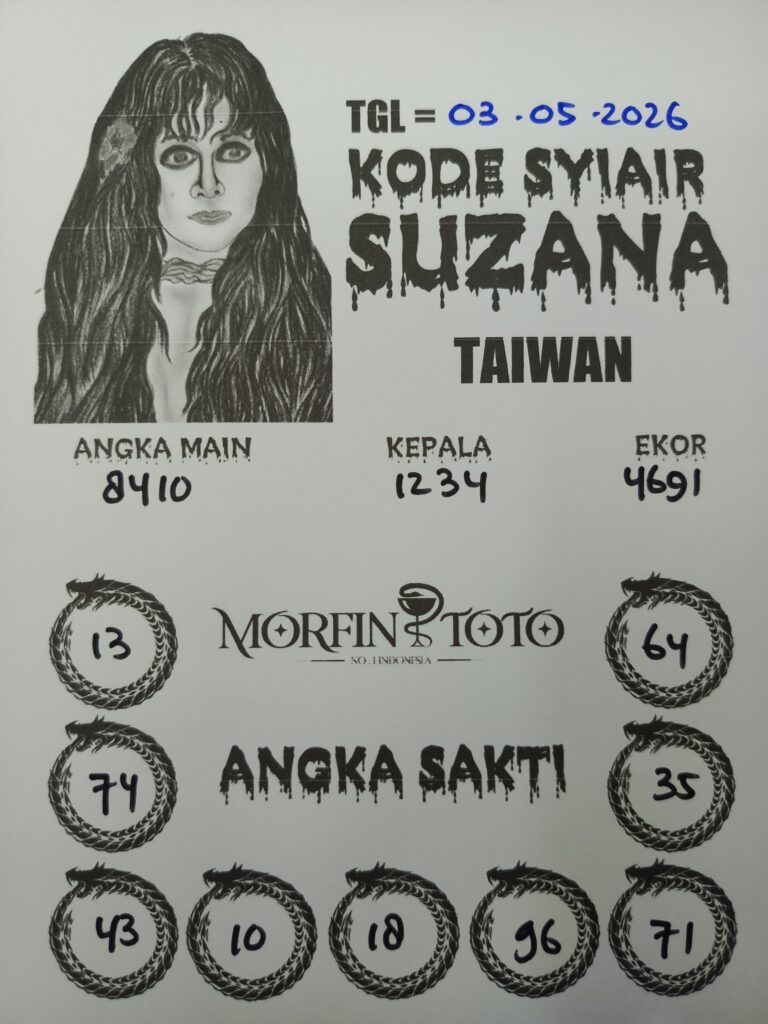 SYAIR TOGEL BABI NGEPET TAIWAN 03 MEI 2026