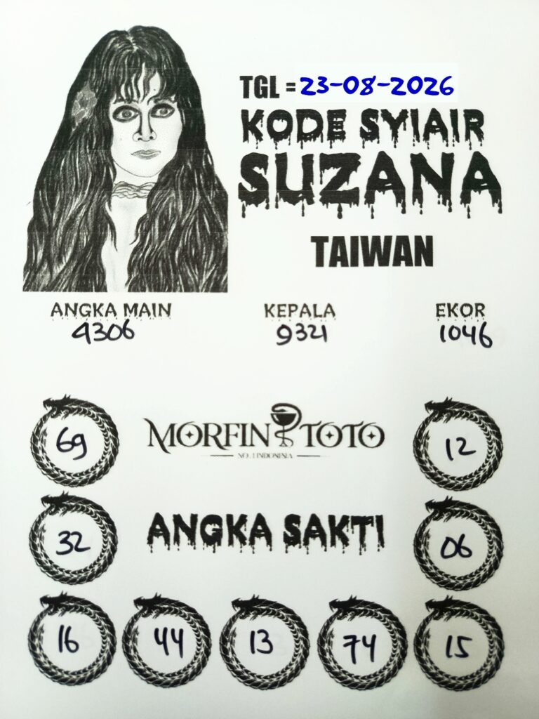 SYAIR TOGEL BABI NGEPET TAIWAN 23 AGUSTUS 2326