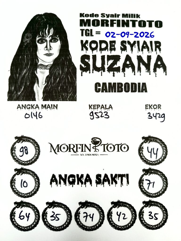 SYAIR TOGEL SUZANA CAMBODIA 02 SEPTEMBER 2026